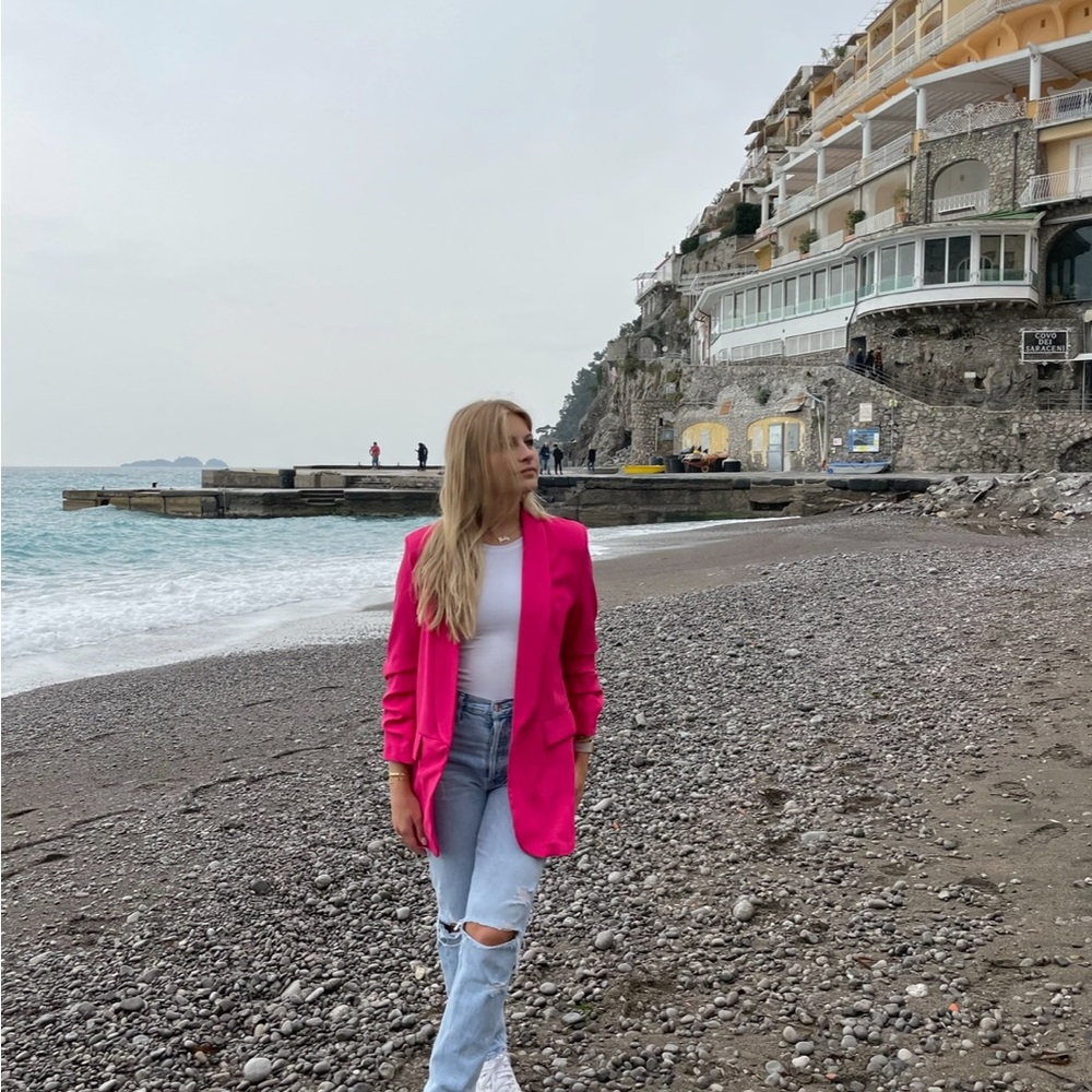 Women's Pink Blazer